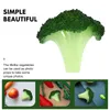 Decorative Flowers 4 Pcs Mushroom Children's Kitchen Decoration Ornament Fake Vegetable Model Pvc Artificial