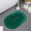 Tapis de bain Super absorbant, tapis de pied de toilette, salle de bain, antidérapant, à séchage rapide, résistant à la douche à la maison, antidérapant