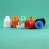 100 set/lot 30ml plastik damlalık şişeleri çocuk geçirmez uzun ince ucu pe e sıvı buharı vapt suyu için güvenli