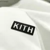 T-shirts hommes hommes femmes kith fw t-shirts boîte lettre petite étiquette surdimensionnée manches courtes coton causal kith t-shirt tee hauts vêtements 240130