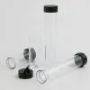 Cloisonne leer 10 ml 20 ml Clear Plastic Rohr Plastikflaschenflaschen -Testrohrform mit Kappe für Perlen Schmuck Lagerung verwendet