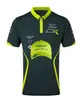 Nova temporada roupas de motocicleta f1 terno de corrida camisa polo williams lapela manga curta camiseta poliéster de secagem rápida pode ser personalizado