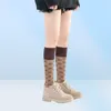 Дизайнерские женские носки, пять пар роскошных спортивных зимних носков с буквенным принтом, хлопок с вышивкой и коробкой9356062
