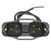 Alla terränghjul White Roll Bar Mount LED DOME LIGHT ROCK W/SWITCH FÖR POLARIS RZR UTV 4WD BIL GOCVATOR PICKUP WAGON UTB CAB ATV SUV BUS