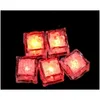 Bâtons lumineux LED Lumières LED Polychrome Flash Party Sticks Glowing Ice Cubes Clignotant Décor Clignotant Light Up Bar Club Mariage Drop Del Dhrmv