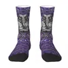 Herrensocken Ganesha - Silber und Lila Erwachsene Unisex Männer Frauen