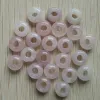 Lucite Fashion Good Quality Natural Stone Mix Round Shape Big Hole Beads for Charms Bracelet Jewelry 50pcs/lot Wholesale Free Shipping