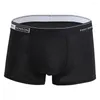 Mutande da uomo boxer modali sexy marsupio a U intimo solido bauli super morbidi pantaloncini sottili e traspiranti abbigliamento casual da bagno