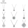 Paston Custom Gine Jewelry Def VVS 4x6mm Pear Cut Moissanite Diamond Silver925 Cross Pendant Necklace