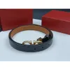 Ceinture de créateur classique pour hommes cintura uomo réversible réglable boucle lisse ceintures en cuir pour femmes designer ceinture de luxe mode ornement cadeau AA