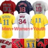 2024 Custom 10 Trevor Story Jerseys 34 David Ortiz 41 Chris Sale City Connect 11 Rafael Devers Bogaerts Verdugo J.D. Martinez Men Women Youth Baseball Jersey