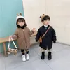 Down Coat Children' Long Cotton Jacket Winter Korean Version Boys And Girls Thickened Quilted Warm Comfortable