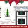 3D Árvore de Natal Caixa de Música Projeto de Prática de Solda DIY Kit de Montagem de Ciência Eletrônica com 7 Cores Flash Light LAD1311D