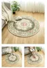 Carpets Jacquard Round Mat For Home Decor Living Room Sofa Chairs Floor Bedroom Balcony Bedside Area Rugs Washable 90/120cm