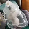 Abbigliamento per cani Velo da sposa per animali domestici Costume da sposa Boutique Strumenti classici di decorazione trasparente Accessori per abiti per animali domestici per cuccioli