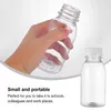 Water Bottles 10 Pcs Plastic Milk Bottle Drink Containers Lids Juice Box Clear The Pet Caps Travel