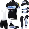 6st Full Set Team Black Quickstep Cycling Jersey 20D Bike Shorts Ropa Ciclismo Summer Quick Dry Pro Cyching Maillot Botts267K