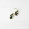 2024 Designer Kendrascott Jewelry Lee Small Simple Oval Earrings with Geometric Shape Abalone Shell Earrings Jewelry for Women