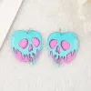 charms 40Pcs/Lot Pastel Goth Snake Cat Skull Charms Cute Creative Acrylic Pendant For Earring Necklace Diy Making