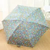 Parapluies Pliant Parapluie Floral Mini Compact UV Sun-Block Fort et Portable Voyage Coupe-Vent