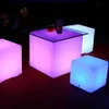 Furniture Waterproof Garden Glowing Stool Cube Remote Control Chair PE Plastic LED RGB Wireless El Decoration Lawn Lamps224t