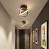 Luces de techo Luz Lámpara LED moderna Decoración Lámpara de dormitorio redonda
