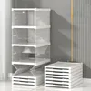 Foldable Integrated Shoe Box Storage Shoe Cabinet TransparentVisible Installation Free Dustproof and Moisture-proof 240129