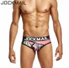 Jockmail Brand Mens Bielizna Drukuj seksowne gejowskie majtki Calzoncillos Hombre Slips Men Bikini Brief Cuecas Gay Bielizna 6680450