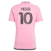 Inter Miami Soccer Jersey CF 2023 2024 2025 SUAREZ MESIS Higuain Campana Yedlin Beckham MLS 24 25 voetbalhirt Men Kinderen Sets Player Fans Versies Kits Uniformen 555