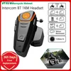 Walkie Talkie BT-S2 Pro Motorcycle kompatybilny z Bluetooth Hełm zestaw słuchawkowy Intercom Wireless Waterproof Interphone with FM Radio YQ240130