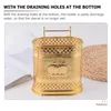 Kitchen Storage Chopsticks Drain Bucket Wall Hanging Cutlery Holder Spoon Convenient Utensil Drying Rack Stainless Steel Container Gear