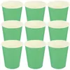 Gobelets jetables pailles gobelet en papier vert boisson St Patrick de qualité alimentaire mariage épaissir