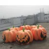 vendita all'ingrosso Gonfiabili giganti personalizzati Palloncini di zucca Decorazione pubblicitaria di Halloween Esplosione di aria fredda