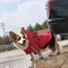 Köpek Giyim Su geçirmez Yağmurluk Hoodie Köpekler Giysileri Açık Ceket Yağmur Ceketi Yansıtıcı Golden Retriever Labrador Husky Büyük Poncho