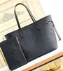 designer luxury shopping bag 2pcs / set women's handbag with wallet quality Louiseities Women Vittonities leather fashion new bags women's handbags 40995 high quality