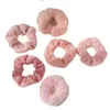 Autumn and Winter Pig Large Intestine Circles New Versatile Plush Head Band Women's Tie Hair Rope Leather Cover Head wear