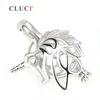 Cluci Fashion 925 Sterling Silver Unicorn Cage Pendant Pearls Necklace Jewelry 3PCS S18101607258Uを作る女性用