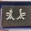 Set originali 2024 Nuovo regalo di Natale Trend Stilla Orecchini Millenia Collana Anello Set Cristallo austriaco per donna con logo