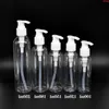 100ML 120ML 150ML 180ML 250ML 24PCS Transparante Shampoo Lege Lotion Container Geperst Pomp fles Voor Zeep Douche Gelgoods Obabt