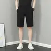 Shorts masculinos roupas masculinas 2024 moda casual homem solto cintura alta zíper verão fino em linha reta simplicidade bonito cor sólida carga