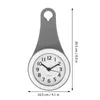 Wandklokken Badkamer Zuignap Klok Toilet Horloge Rustiek Home Decor Waterdichte douche