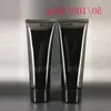 50g 100g 160g Empty Black Soft Squeeze Cosmetic Packaging Refillable Plastic Lotion Cream Tube Screw Lids Bottle Container Mvckd