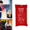 البطانيات Fireblanket الألياف الزجاجية مقاومة النيران مقاومة النار النار النار لهب مثبطات الأمراض البقاء على قيد الحياة غطاء السلامة بطانية سيارة المطبخ سيارة