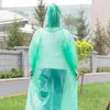 Manteaux de pluie jetables pour adultes, imperméables d'urgence, vêtements de pluie pour moto, Poncho de randonnée de Style Long (couleur aléatoire), 4/5/10 pièces