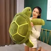 35/45/55cm Mooie Schildpad Knuffel Kawaii Dierenpoppen Gevuld Zacht Dier Zeeschildpad Kussen Verjaardagscadeaus voor Kinderen Meisje 240118