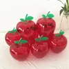 Gift Wrap 12pcs Christmas Apple-shaped Chocolate Candy Box Storage Red229s