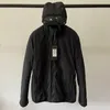 Chrome-r Veste rembourrée hiver chaud épais hommes deux lentilles lunettes à capuche décontracté coupe-vent manteau lunettes taille M-xxl Cp Companies Compagnie Comapnies Jackets 509