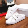 Scarpe da donna in argento bianco casual bianco Summer Sunny Mens Designer Run Shoe New Style Trainer in pelle per esterni Luxury Low Flat Sneaker Sneaker Walk Travel Platform