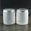 30 pz/lotto vasetti cosmetici da 8 once commercio all'ingrosso coperchio trasparente prodotti per la cura della pelle design del pacchetto 250g plastica trasparente antigelo Eebvi