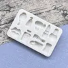 Stampi da forno Trucco Asciugacapelli Design a specchio Stampo in silicone per pasta di zucchero Strumenti in resina Stampo per cupcake Decorazione per torta fondente